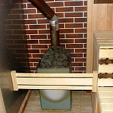 Сауна на берегу залива Днепра